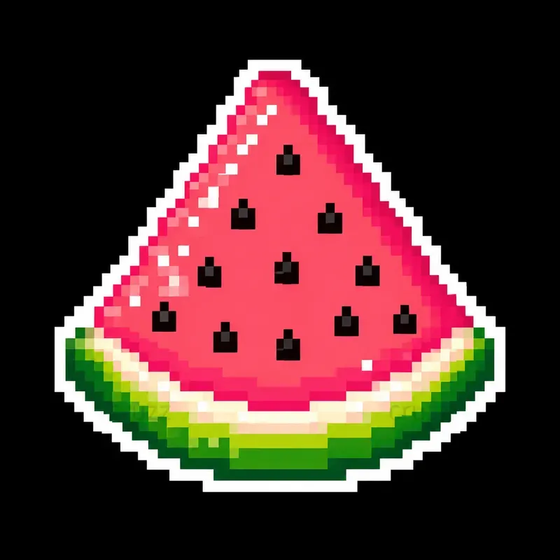 Plural: Pixel Art Sticker Design Summers