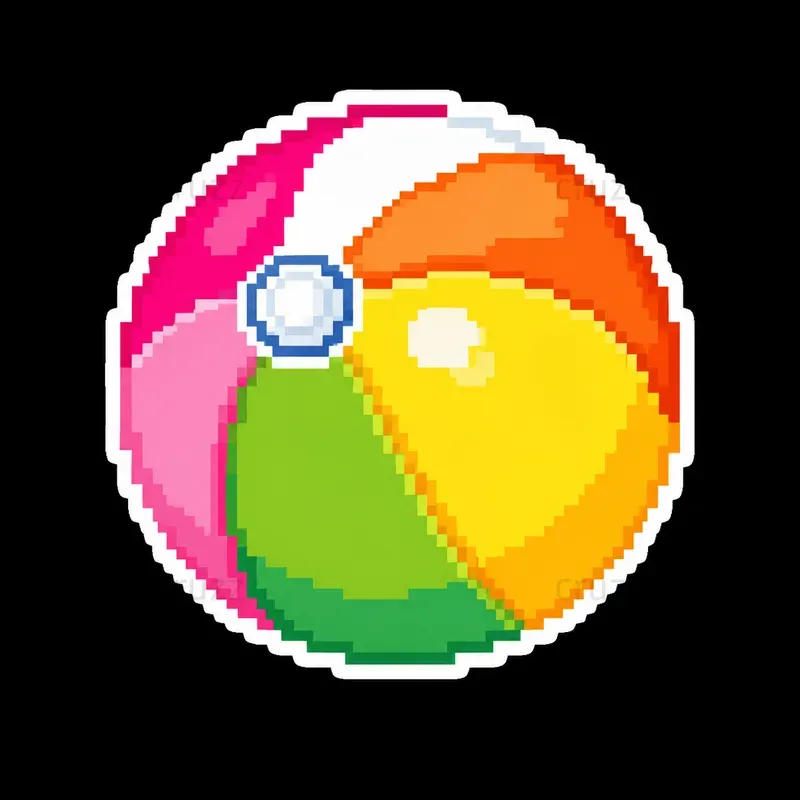 Plural: Pixel Art Sticker Design Summers