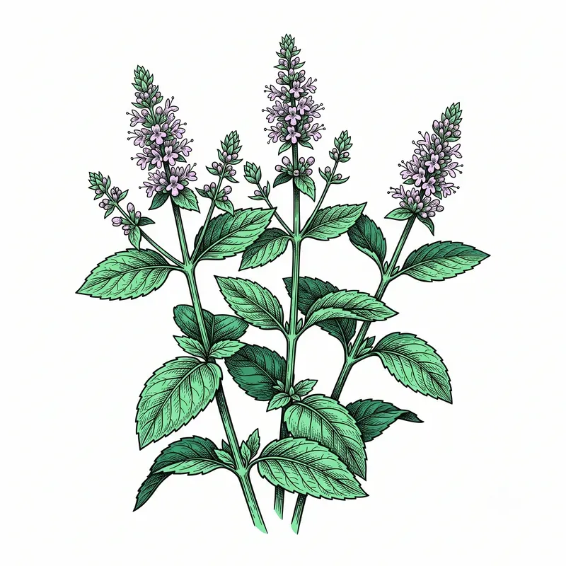 Botanical Medicinal Herb Illustrations
