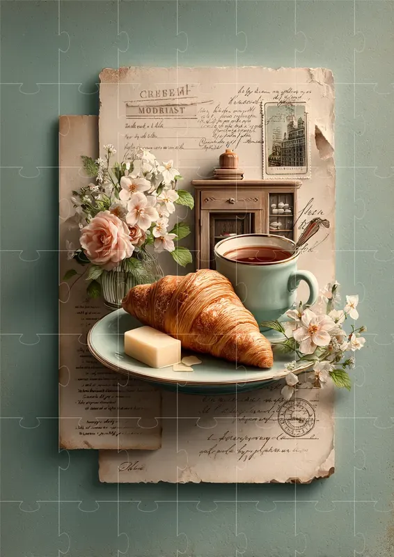 Elegant Gourmet Scrapbook Illustrations