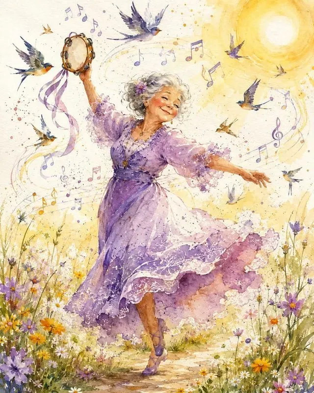 Joyful Watercolor Movements