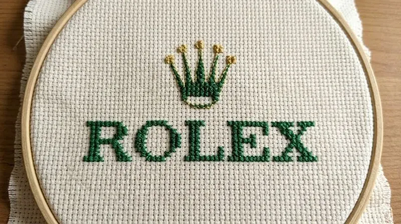 Retro Crossstitch Logo Generator