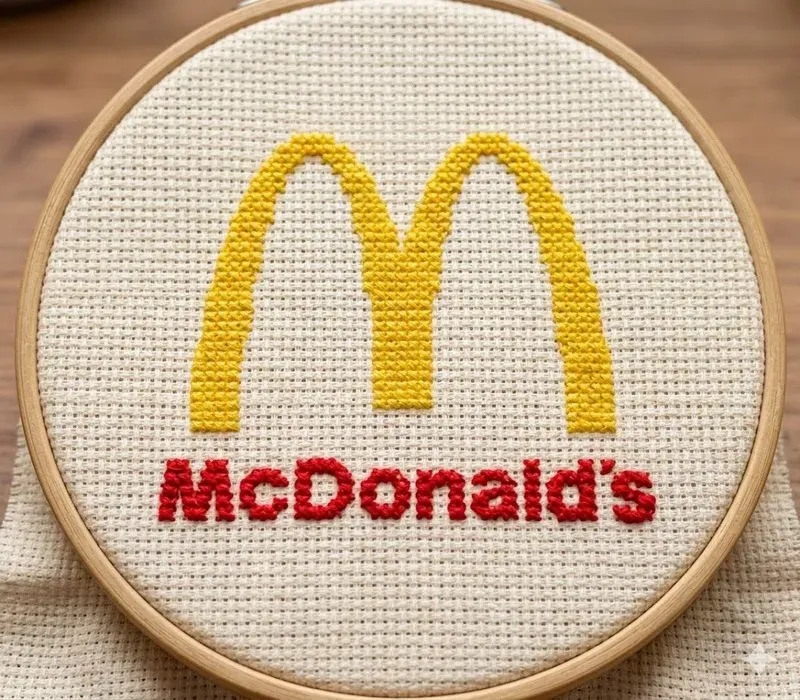 Retro Crossstitch Logo Generator