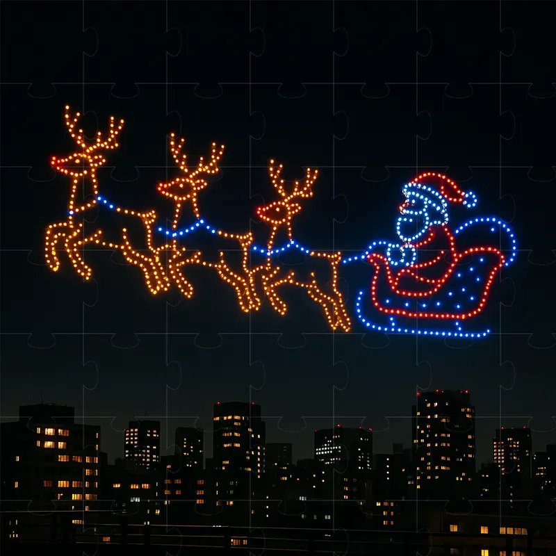 Drone Light Show Art