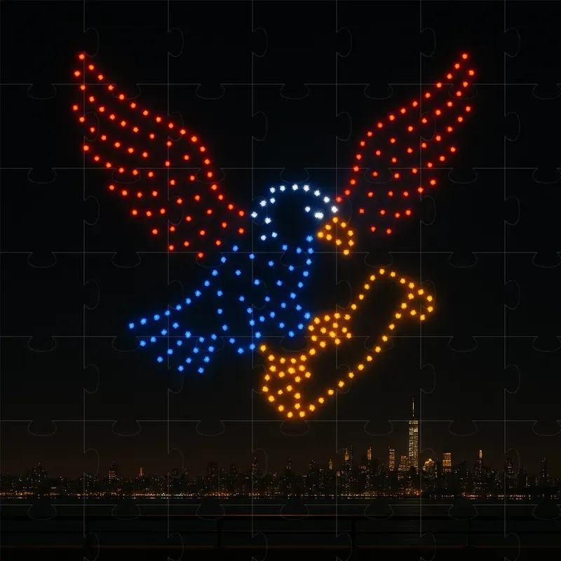 Drone Light Show Art