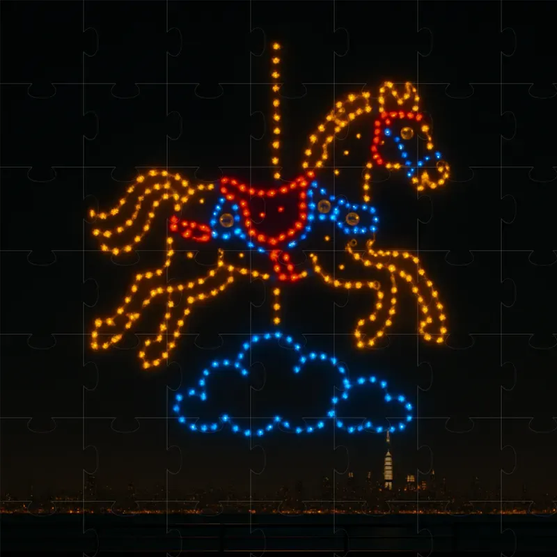 Drone Light Show Art