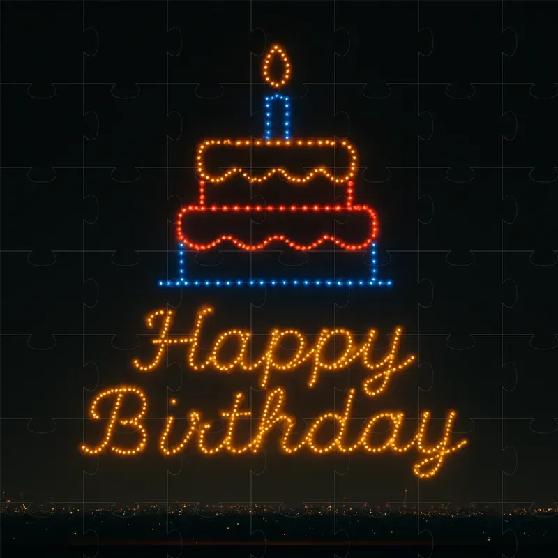 Drone Light Show Art