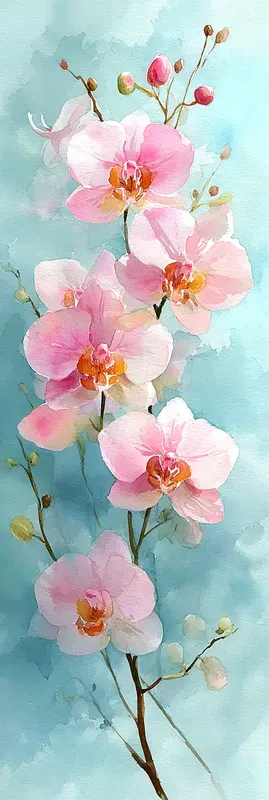 Watercolor Botanicals Bookmarks