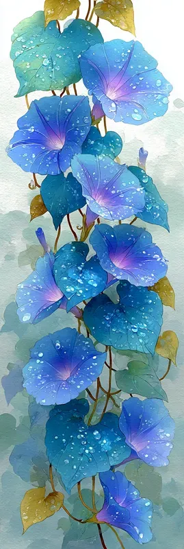 Watercolor Botanicals Bookmarks