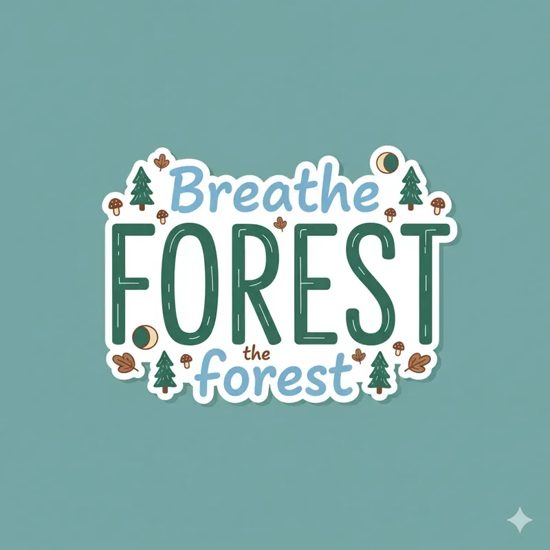 Clean Vector Quote Stickers