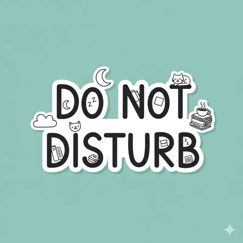Clean Vector Quote Stickers
