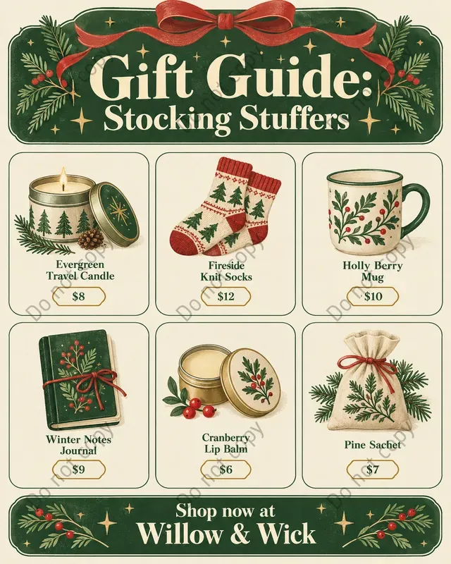 Holiday Gift Guide Designs