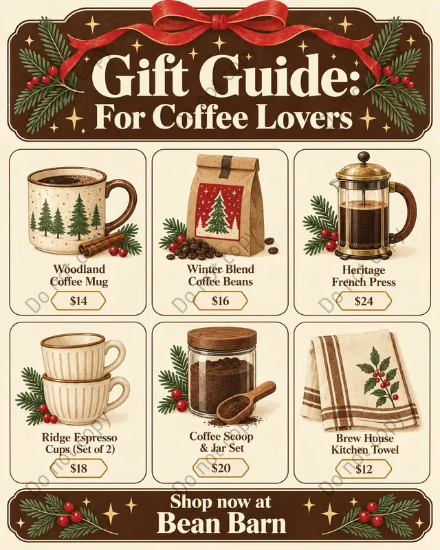 Holiday Gift Guide Designs