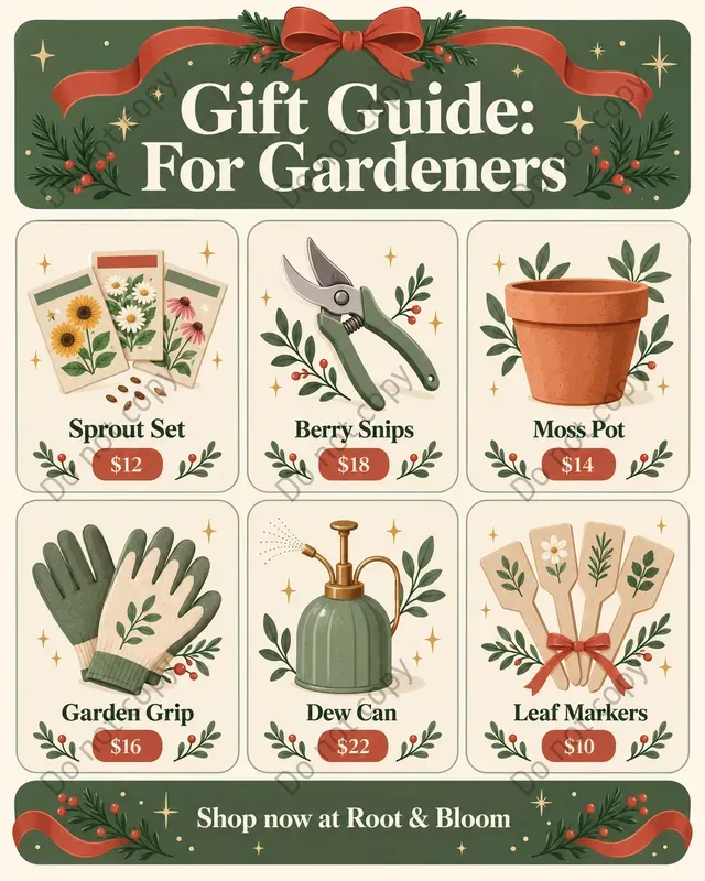 Holiday Gift Guide Designs