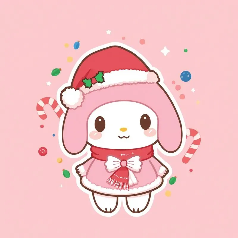 Kawaii Characters Christmas Cheer