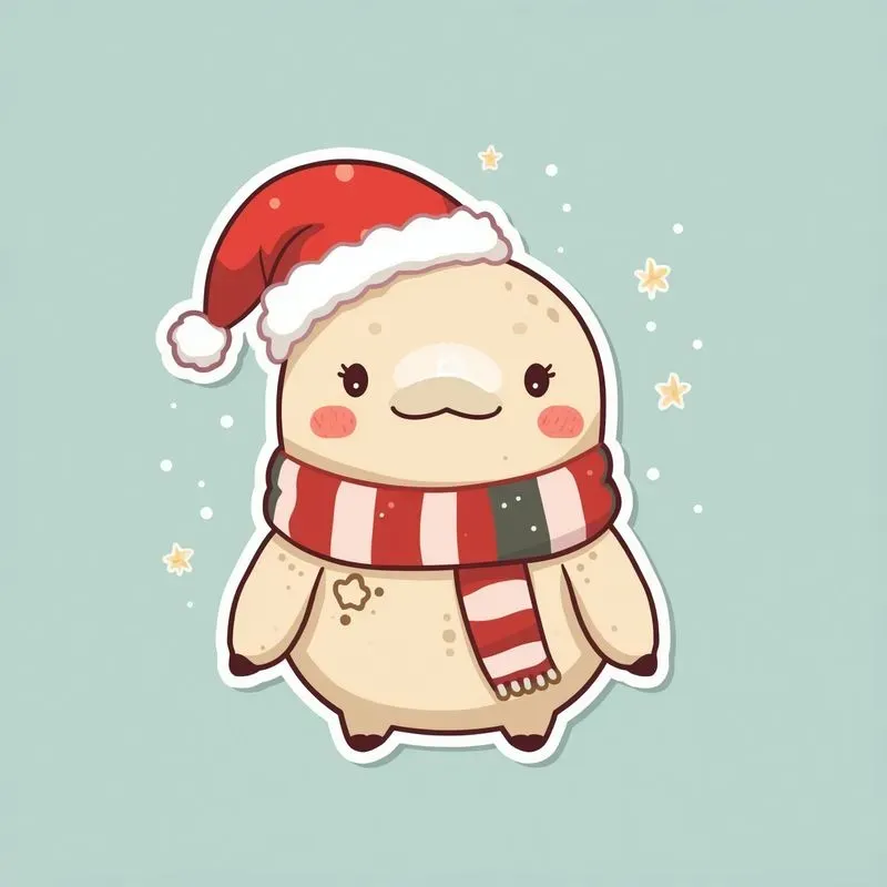 Kawaii Characters Christmas Cheer