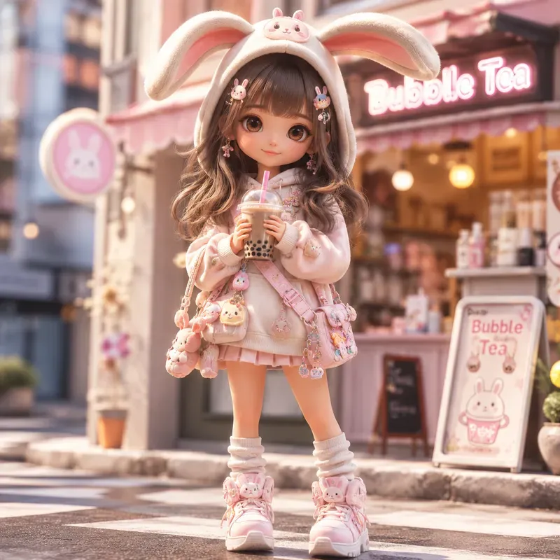 Kawaii Street Explorer Character Packs 3D