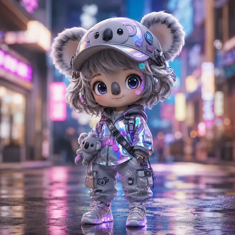 Kawaii Street Explorer Character Packs 3D
