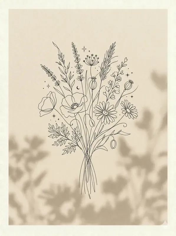 Trending Fine Line Art Illustrations
