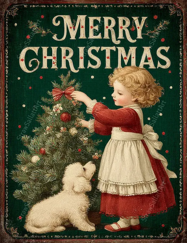 Merry Christmas Junk Journal Cards