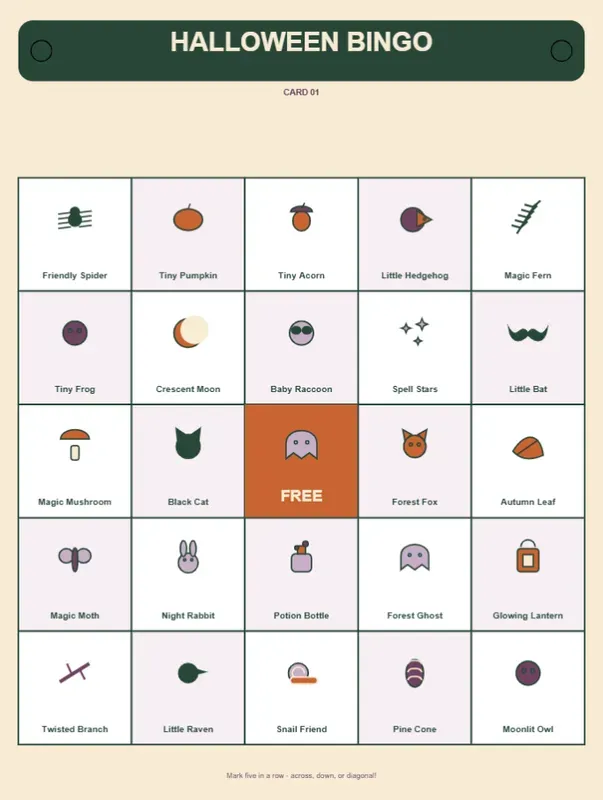 Halloween Party Bingos