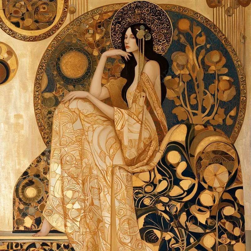 Gilded Decorative Illustrations