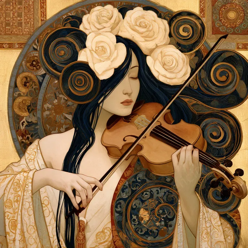 Gilded Decorative Illustrations