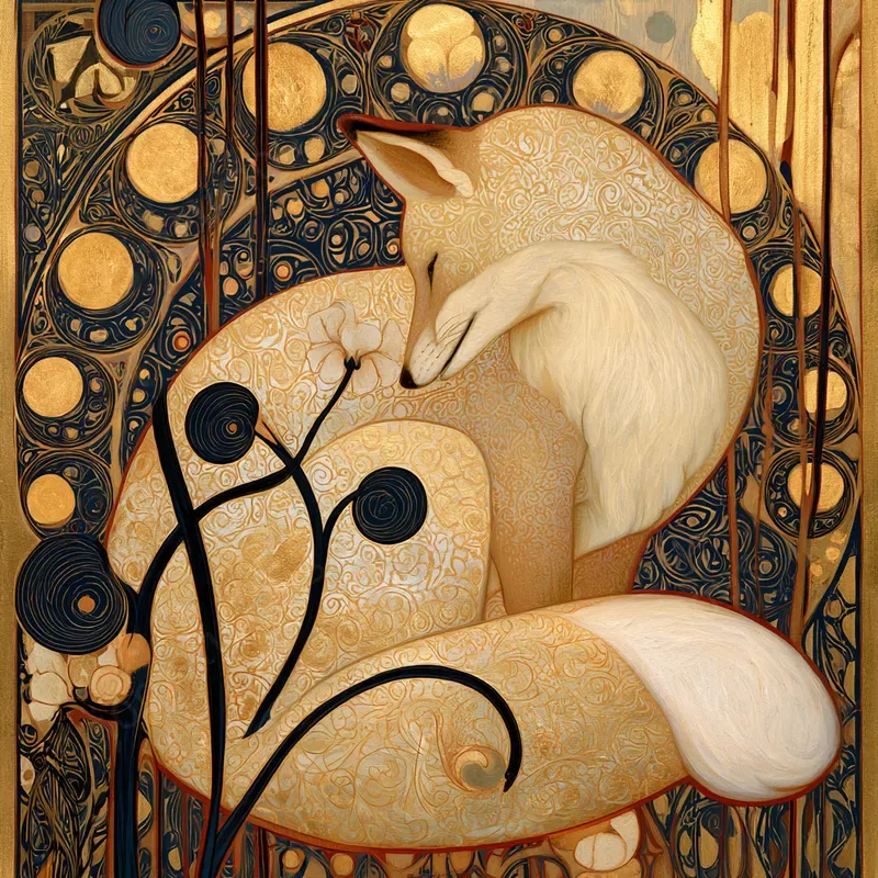 Gilded Decorative Illustrations