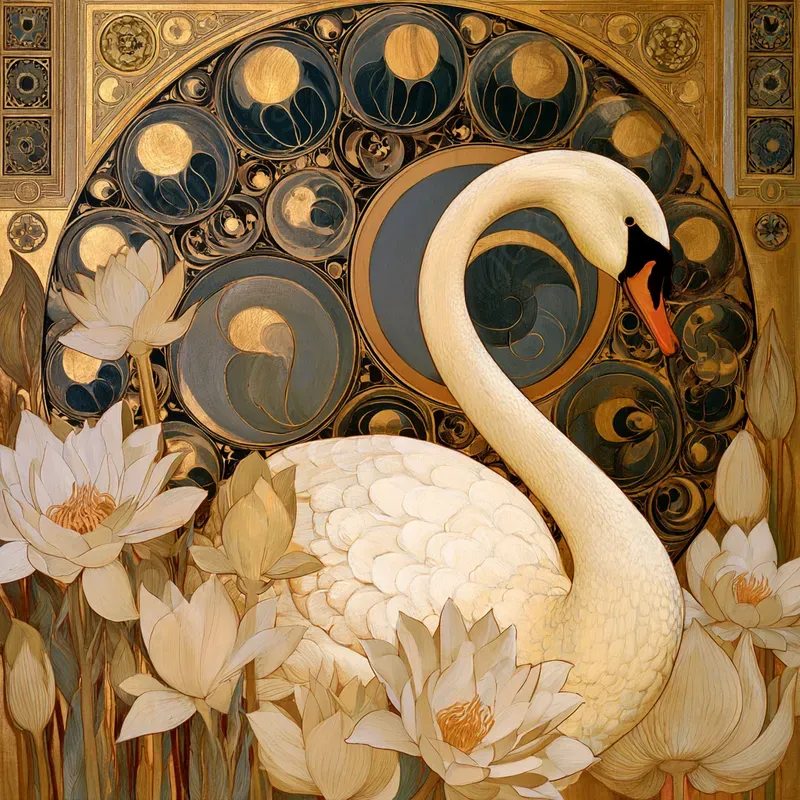 Gilded Decorative Illustrations