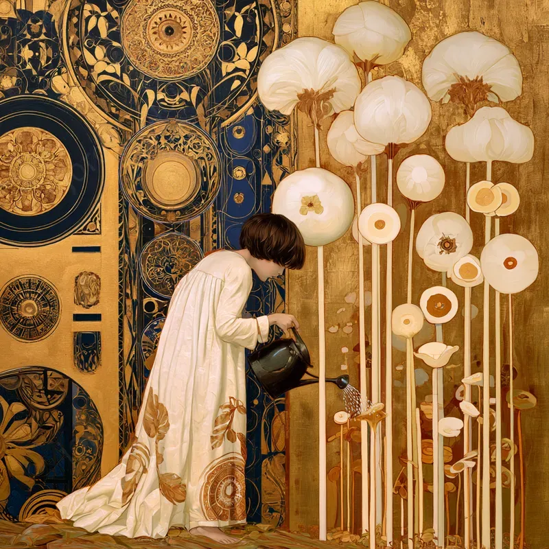 Gilded Decorative Illustrations