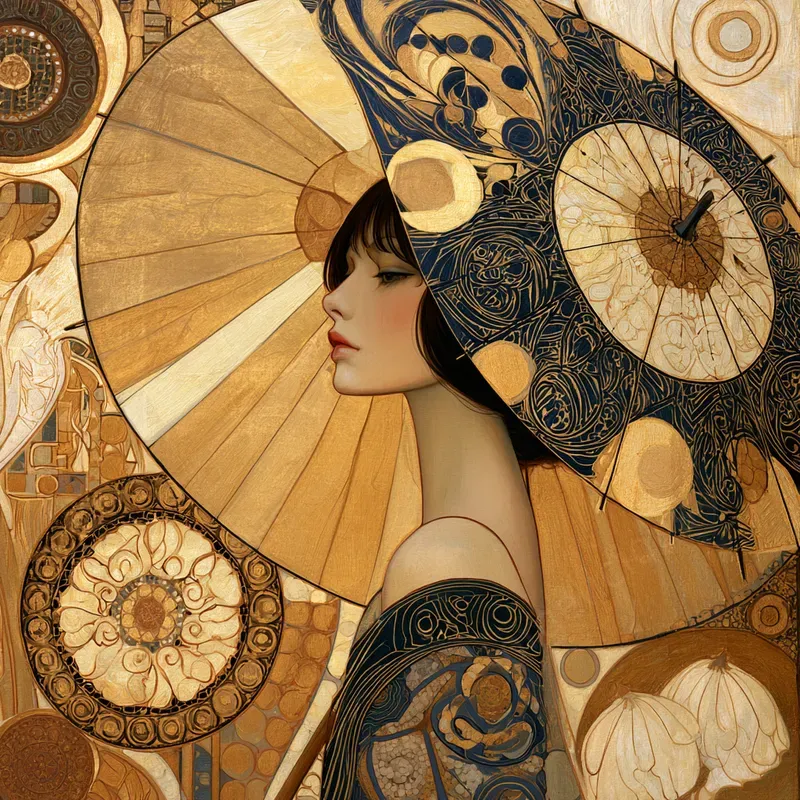 Gilded Decorative Illustrations