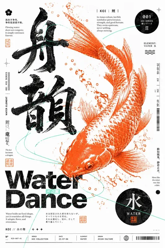 Retro Halftone Risograph Posters
