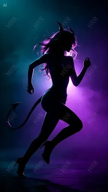 Devil Silhouette Art