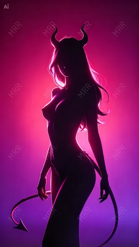 Devil Silhouette Art
