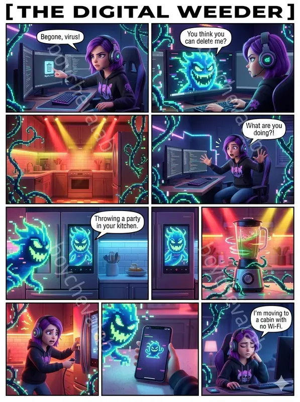 3D Comic Strip Page Generator