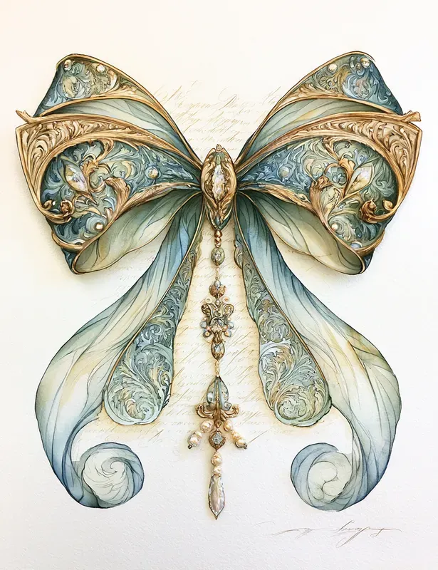 Rococo Botanical Junk Journal Pages