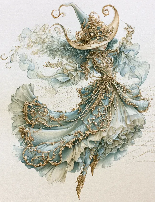 Rococo Botanical Junk Journal Pages