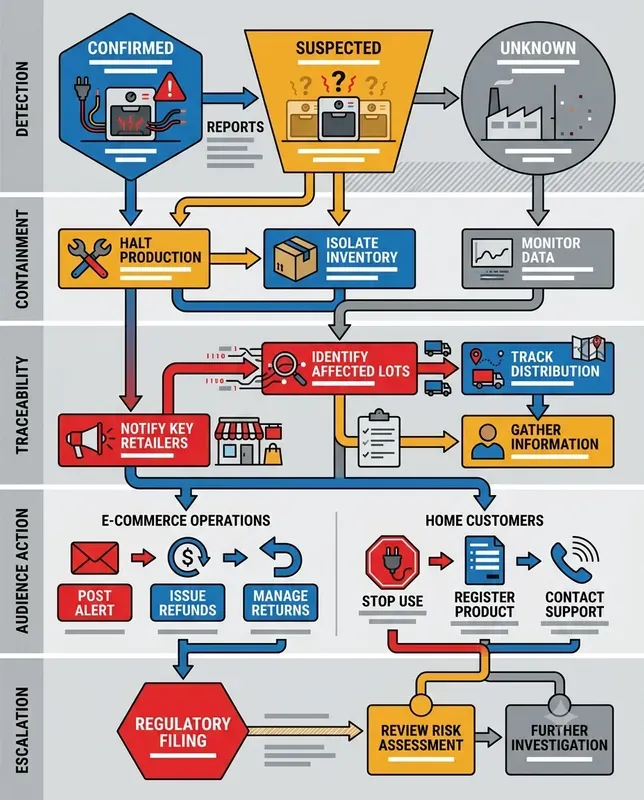 Product Recall Action Maps