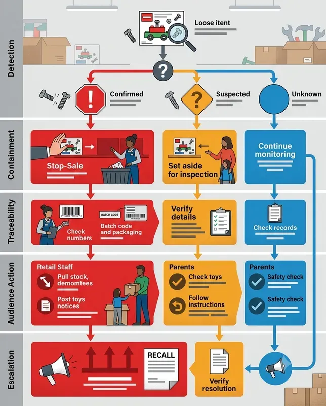 Product Recall Action Maps