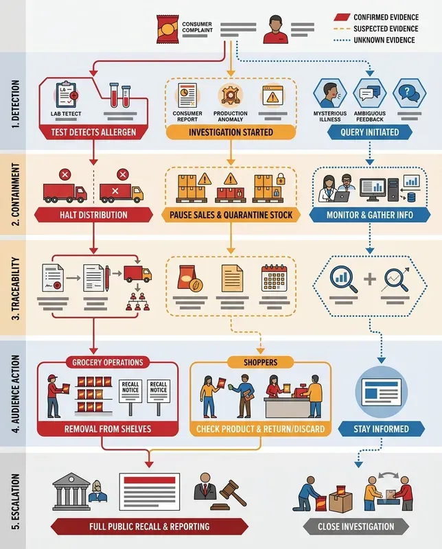 Product Recall Action Maps