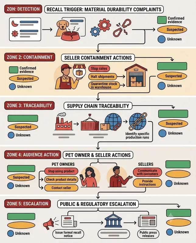 Product Recall Action Maps
