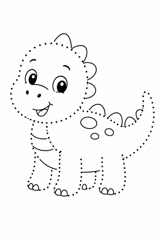 Baby Animal Dot Worksheets