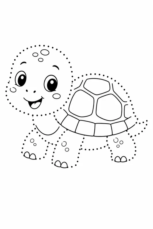 Baby Animal Dot Worksheets