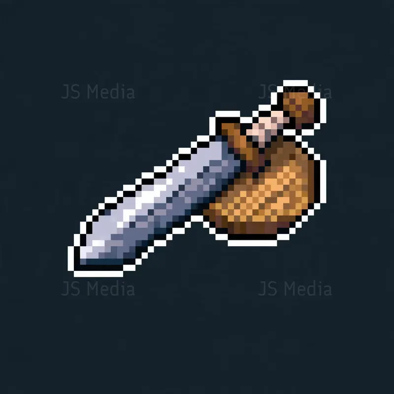 16bit Retro RPG Weapons Blade Icons