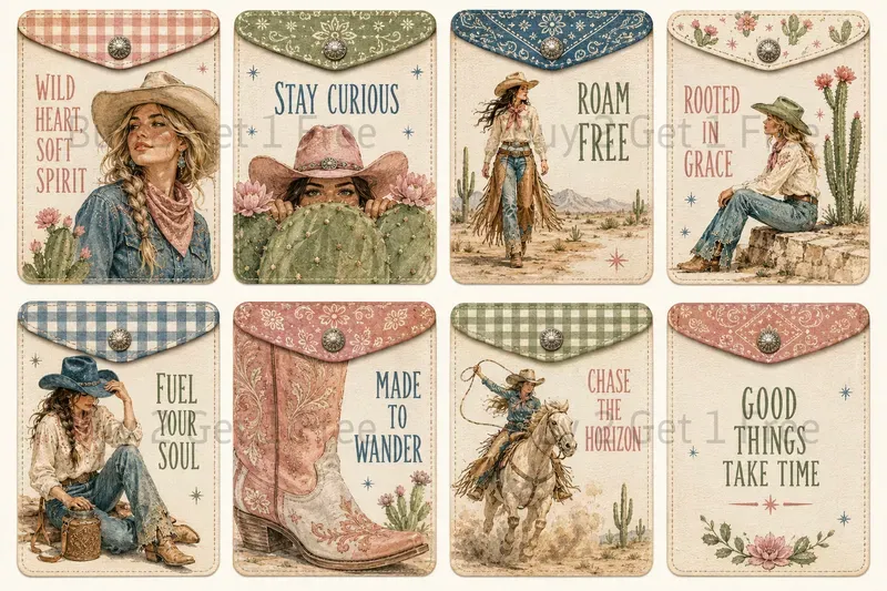 Printable Sentiment Pocket Cards