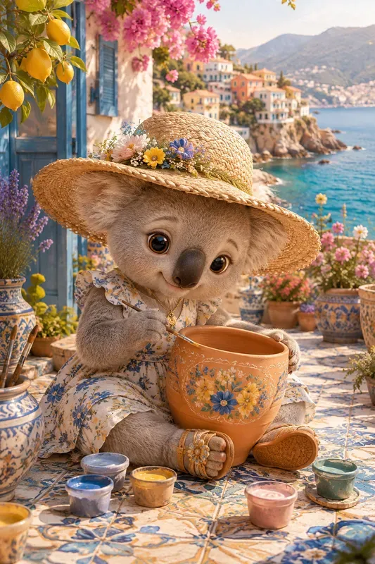 Mediterranean Animal Friends Charming