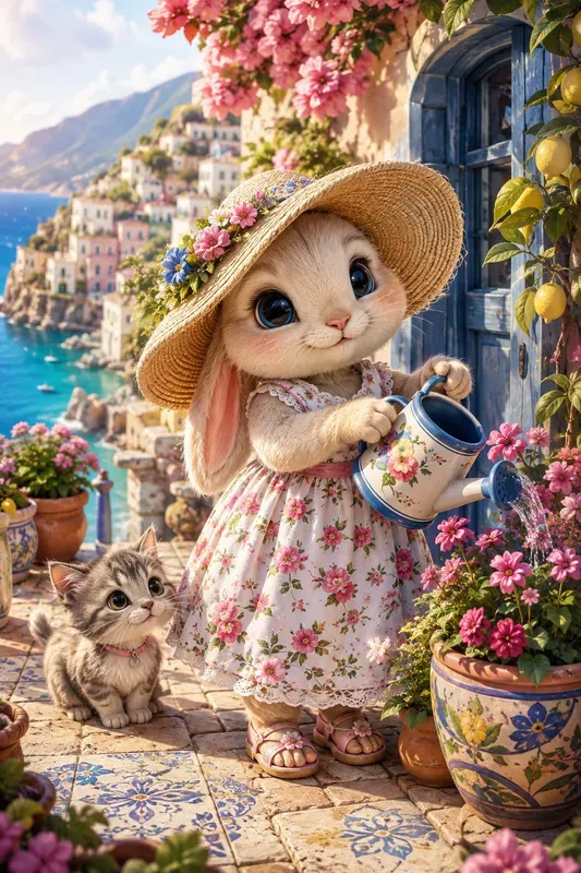Mediterranean Animal Friends Charming