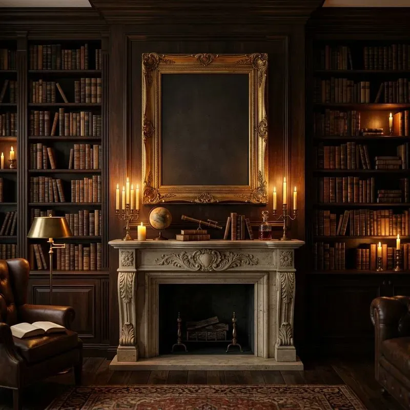 Dark Academia Library Mockups