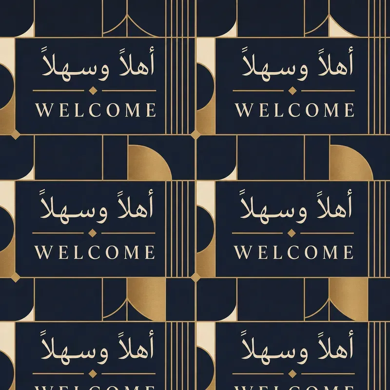 Arabic Latin Type Patterns