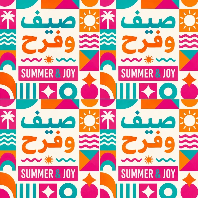 Arabic Latin Type Patterns